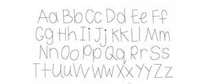 Brittingham Stitching Co. x Anna Claire Embroidery Handwriting Back to School Tshirt