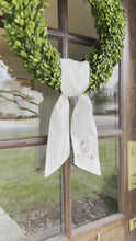 Load and play video in Gallery viewer, Floral Alphabet Wreath Sash
