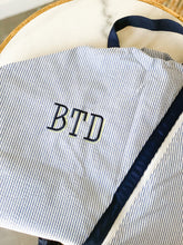 Load image into Gallery viewer, Seersucker Garment Bag
