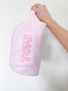 Seersucker Traveler Bag