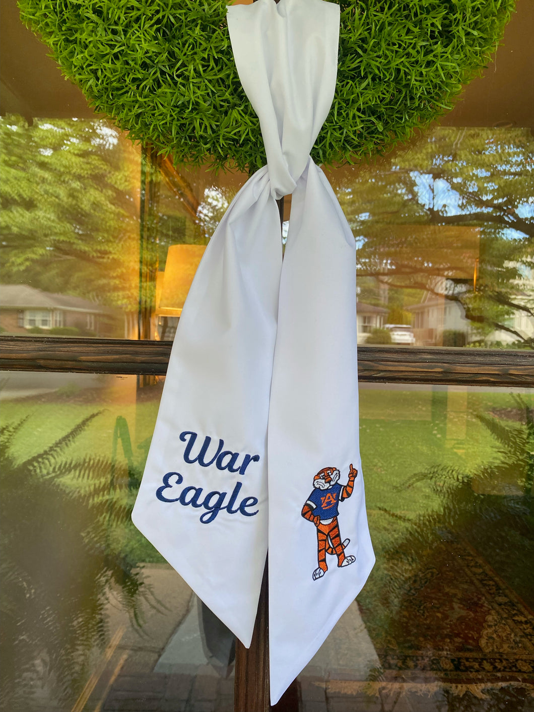 Wreath Sash - Auburn