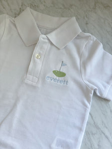 Golf Green Short Sleeve Polo