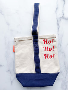 Christmas Wine Tote
