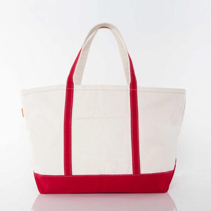 Large Tote with Zipper Closure