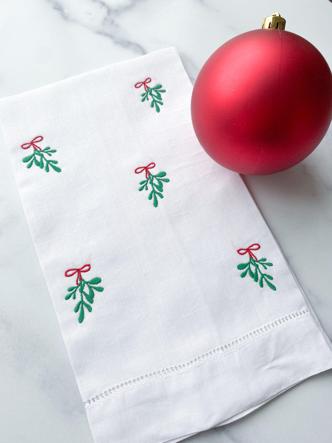 Mistletoe Tea Towel