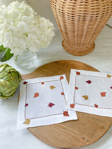 Falling Leaves Cocktail Napkins